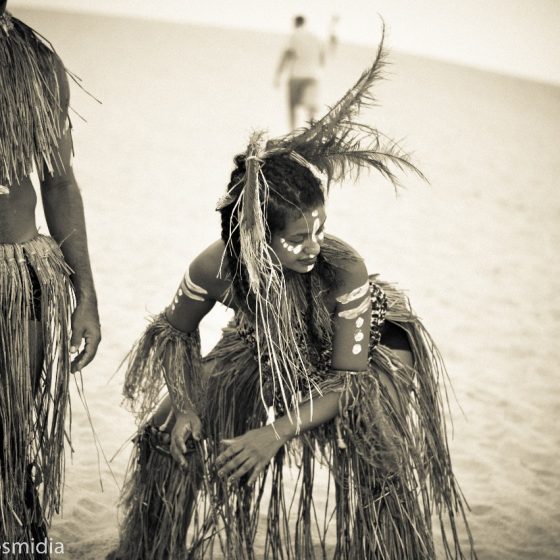 La danse Afro-brésilienne est très régionale, la danse pratiquée dépend beaucoup de l’endroit physique au Brésil où elle a émergé. Son histoire est étroitement liée à celle des peuples africains arrivés au Brésil avec comme seul bagage sa danse et sa religion. D’ailleurs, ces dansent mêlent divinités, gestuelles et rythmes africains aux apports indiens et européens.